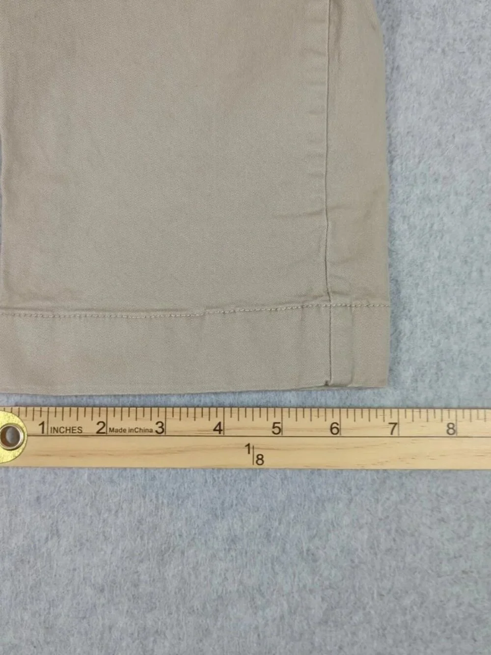 J Crew Driggs Flex Chino Pants Men's 34x34 (Actual 34x32) Beige Stretch